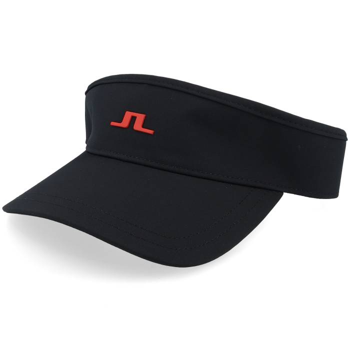 【★百貨店SALE★6/11十二時2時迄】J.lindeberg 【 Yaden Black Visor Women Black 】 黒いこと 黒いこと レディース 黒いこと 黒いこと