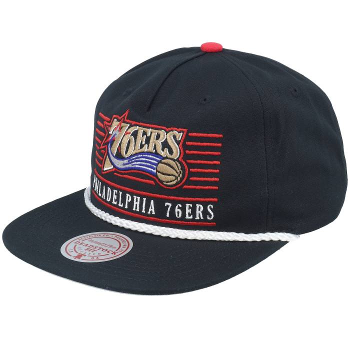 ミッチェル\u0026ネス Mitchell \u0026 Ness 【 Philadelphia 76Ers Ascend Deadstock Black Snapback Men Black 】 兄弟愛の都市 76ers セブンティシクサーズ 黒いこと 黒いこと Snapback スナップバック 御徒面子 メンズ 黒いこと ブラジャー