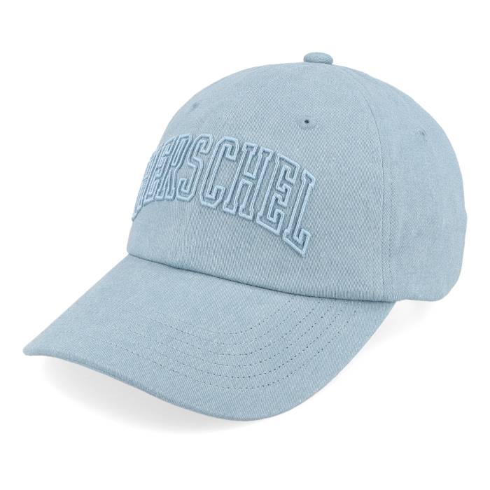 Herschel 【 Sylas Faculty Cap Ashley Blue Stone Wash Dad Cap Men Blue 】 旗がしら かぶり笠 青味 青み メンズ 青味 青み