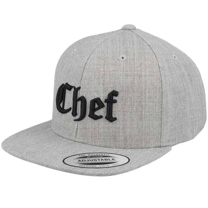 Kiddo Cap 【 Kids Chef Old English 3D Heather Grey Snapback Kids Grey 】 heather ヘザー 灰色 グレー Snapback スナップバック バッグ ジュニア キッズ 灰色 グレー|スニケス