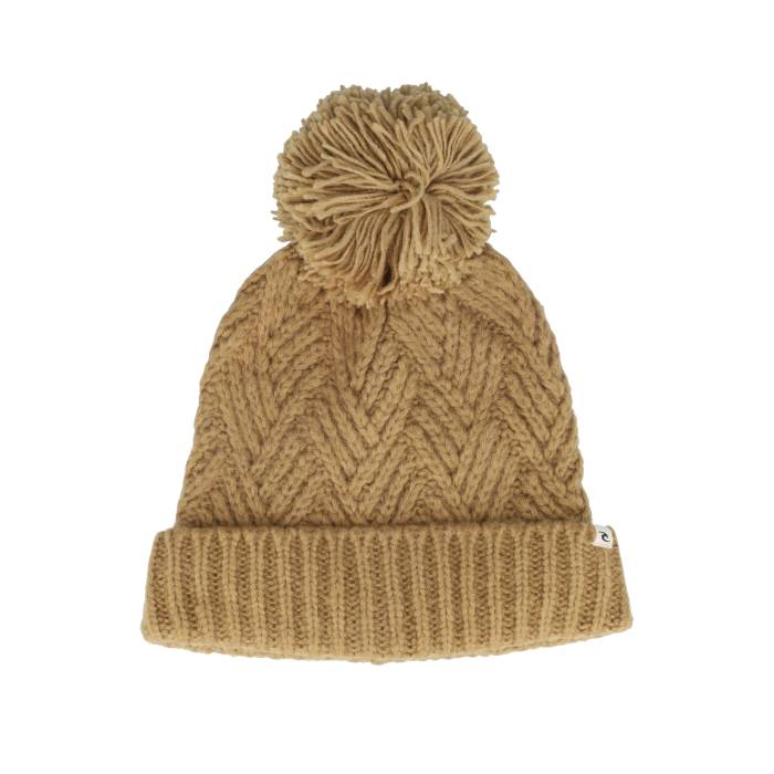 【★百貨店SALE★6/11十二時2時迄】下唇長い巻き毛 Rip Curl 【 Groundswell Beani Sand Pom Women Beige 】 砂色・沙子 レディース ベージュ