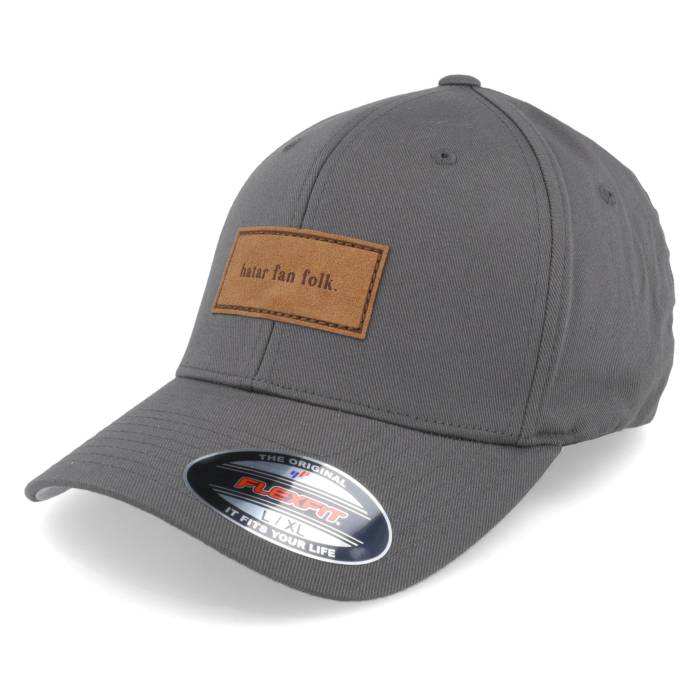 【 Hatar Fan Folk Patch Dark Grey Flexfit Men Grey 】 灰色 グレー メンズ 灰色 グレー|スニケス