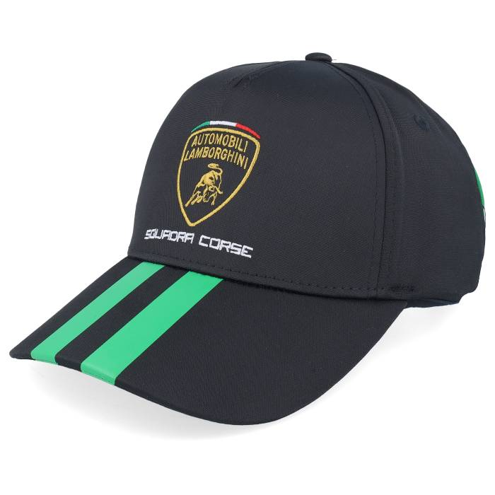 Lamborghini 【 Squadra Corse 23 Team Cap Black A-Frame Adjustable Men 】 Team チーム キャップ 帽子 黒色 ブラック メンズ|スニケス