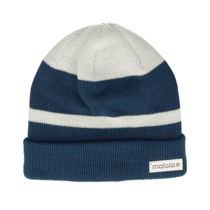 Maloja 【 Vittorio Knit Beanie Glacier Milk Multi Cuff Men Blue 】 編み物 旗がしら かぶり笠 メンズ 青味 青み