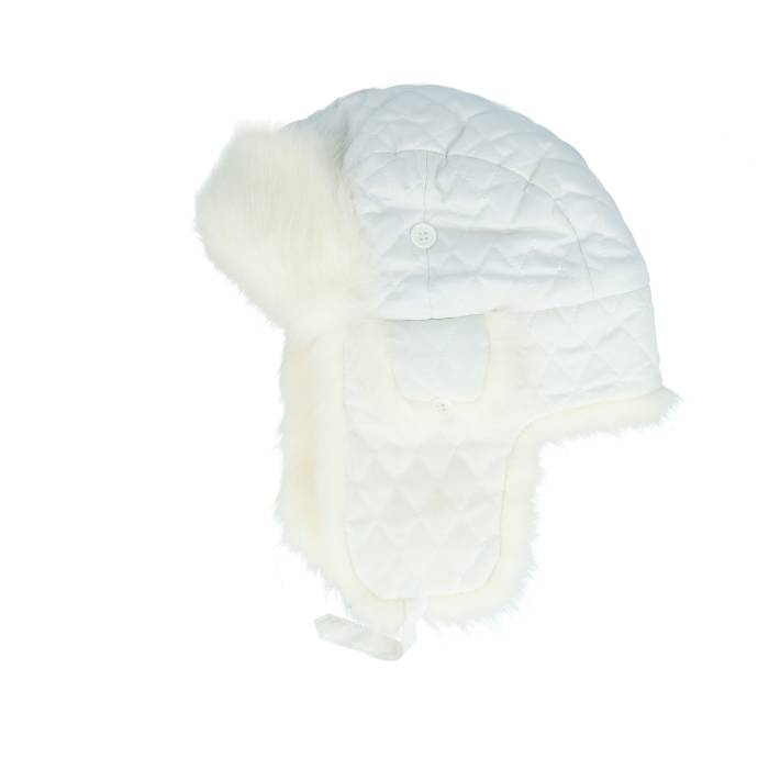 【★百貨店SALE★6/11十二時2時迄】Mjm Hats 【 Lillian Womens Quilted/Faux Fur White/White Trapper Women White 】 レディース レディース 白いこと 白いこと