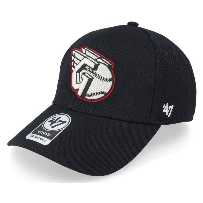 フォーティーセブンブランド 47 Brand 【 Cleveland Guardians Mvp Black Adjustable Men Black 】 クリーブランド 黒色 ブラック メンズ 黒色 ブラック｜スニケス 14,630円