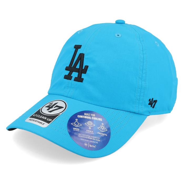 フォーティーセブンブランド 47 Brand 【 Los Angeles Dodgers Mlb 47 Clean Up Neon Blue Dad Cap Men Blue 】 ドジャース 青色 ブルー キャップ 帽子 メンズ 青色 ブルー|スニケス