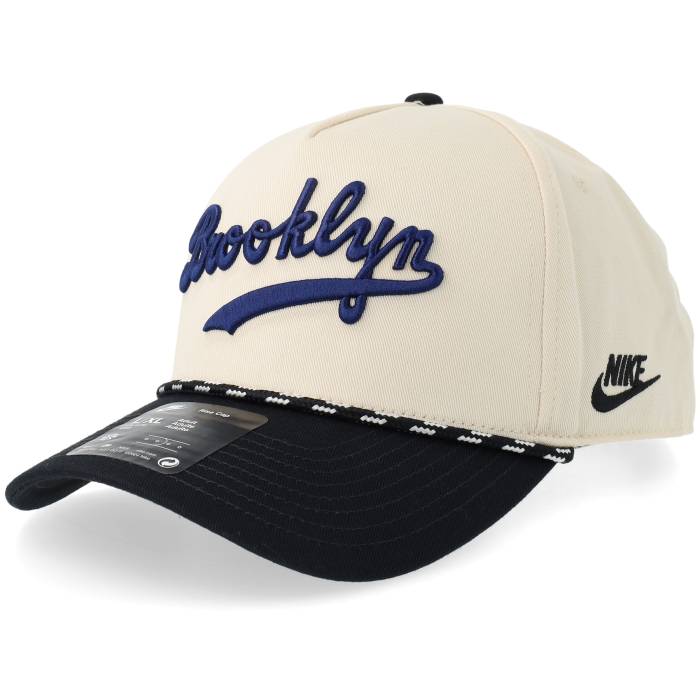 Nike Mlb 【 Los Angeles Dodgers Rise Natural/Black A-Frame Adjustable Men Beige 】 ドジャース ライズ メンズ ベージュ
