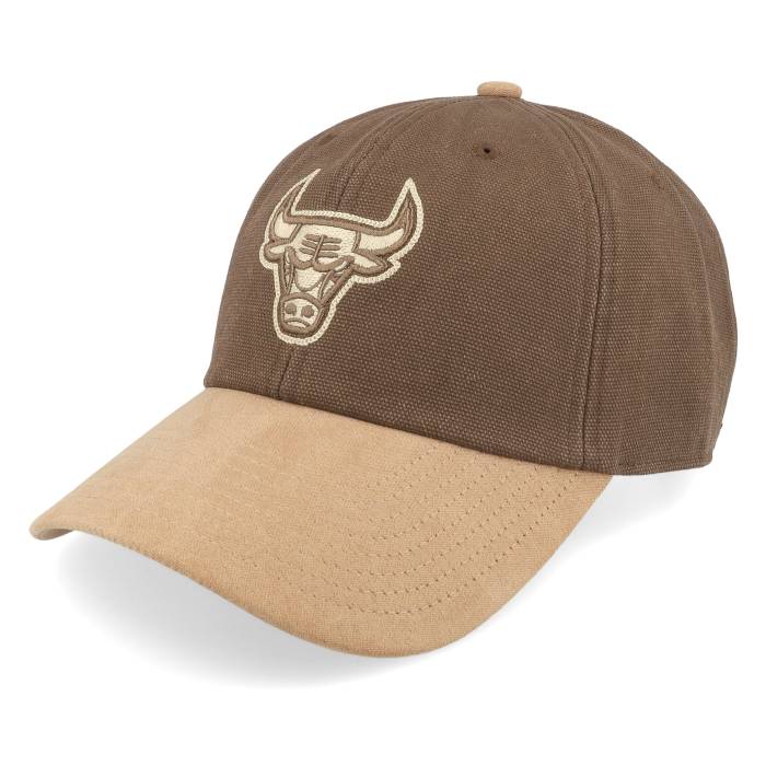 ミッチェル&ネス Mitchell & Ness 【 Chicago Bulls Lux Chain Brown Dad Cap Men Brown 】 シカゴ ブルズ 茶色 ブラウン キャップ 帽子 メンズ 茶色 ブラウン｜スニケス