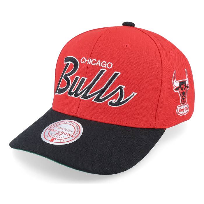 ミッチェル&ネス Mitchell & Ness 【 Chicago Bulls Team Script 2.0 Pro Hwc Red/Black Adjustable Men Red 】 シカゴ ブルズ Team チーム スクリプト プロ メンズ Red 赤・レッド｜スニケス