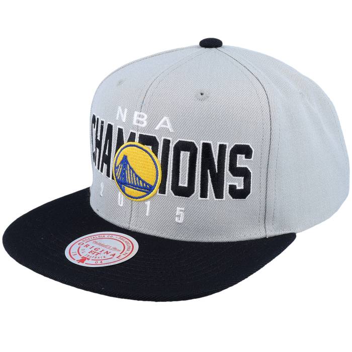 ミッチェル&ネス Mitchell & Ness 【 Golden State Warriors Champs Grey/Black Snapback Men Grey 】 State スケートボード ウォリアーズ Snapback スナップバック バッグ メンズ 灰色 グレー|スニケス