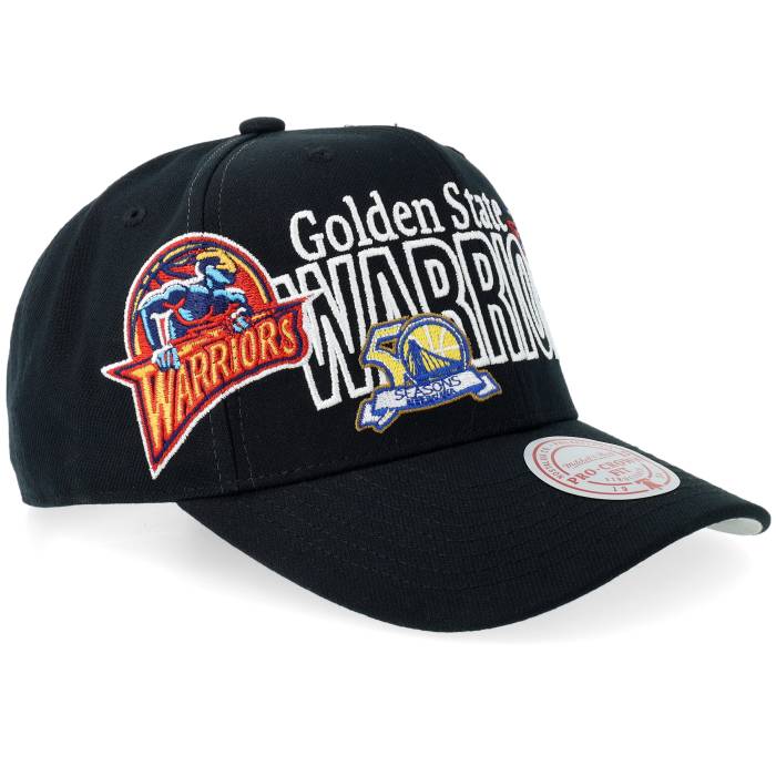 ミッチェル\u0026ネス Mitchell \u0026 Ness 【 Golden State Warriors Hwc Mash Up Pro Black Adjustable Men Black 】 State 滑るゲーム盤 ウォリアーズ 労働者階級 黒いこと 黒いこと メンズ 黒いこと 黒いこと