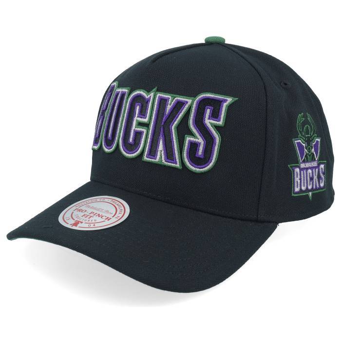 ミッチェル\u0026ネス Mitchell \u0026 Ness 【 Milwaukee Bucks Class Act Pro Hwc Black A-Frame Adjustable Men Black 】 ミルウォーキー バックス 労働者階級 黒いこと 黒いこと メンズ 黒いこと 黒いこと