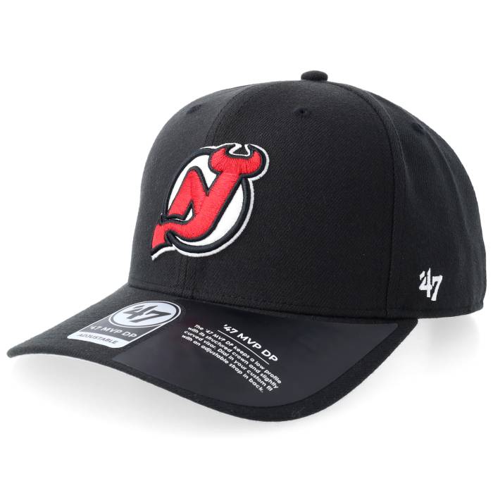 フォーティーセブンブランド 47 Brand 【 New Jersey Devils Cold Zone Mvp Dp Black/Red Adjustable Men Black 】 ジャージ デビルス zone ゾーン メンズ 黒色 ブラック｜スニケス