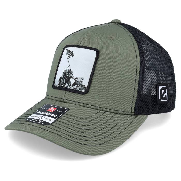 Public Domain 【 Battle Of Iwo Jima Loden/Black Trucker Men Green 】 トラッカー メンズ green 緑・グリーン|スニケス