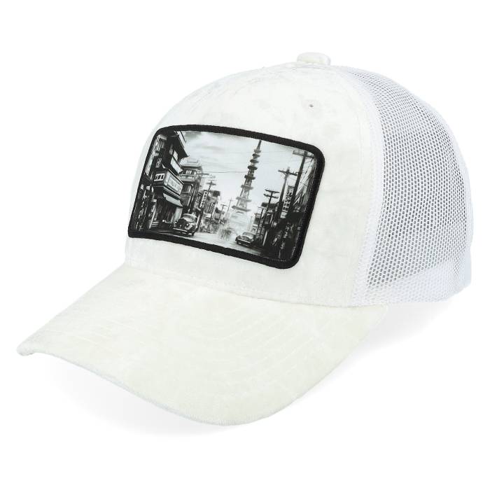 【★百貨店SALE★6/11真夜中2時迄】Public Domain 【 Kids Youth Japan Velvet White Trucker Kids White 】 ちびっ子用 白いこと 白いこと トラッカー お坊っちゃん キッズ 白いこと 白いこと