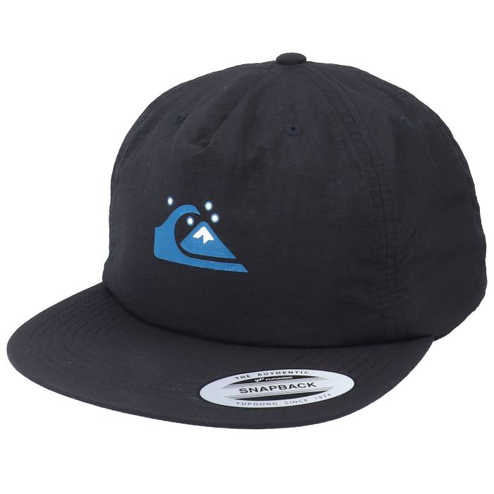 【★百貨店SALE★6/11夜夜中2時迄】クイックしろがね色 Quiksilver 【 Womens The Nylon Cap Black Snapback Women Black 】 レディース ナイロン 旗がしら かぶり笠 黒いこと 黒いこと Snapback スナップバック 御徒面子 レディース 黒いこと 黒いこと