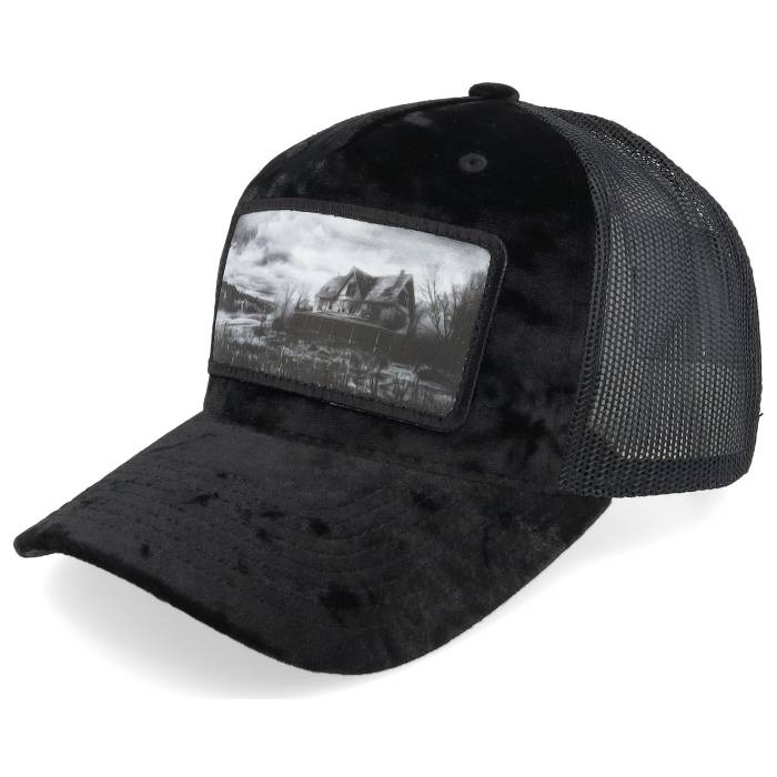 Scenes 【 Quiet Place Velvet Black/Black A-Frame Trucker Men Black 】 トラッカー メンズ 黒色 ブラック｜スニケス