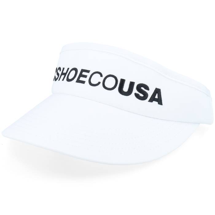 ディーシー Dc 【 Links White Visor Men White 】 白色 ホワイト メンズ 白色 ホワイト｜スニケス 20,100円