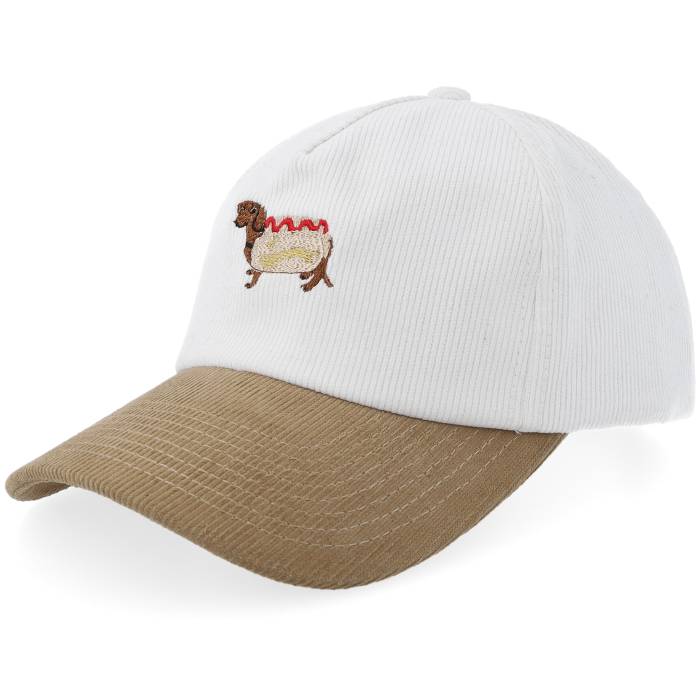 アイコニック Iconic 【 Hotdog Dog Corduroy Off White/Khaki Golfer A-Frame Adjustable Men White 】 コーデュロイ メンズ 白色 ホワイト｜スニケス