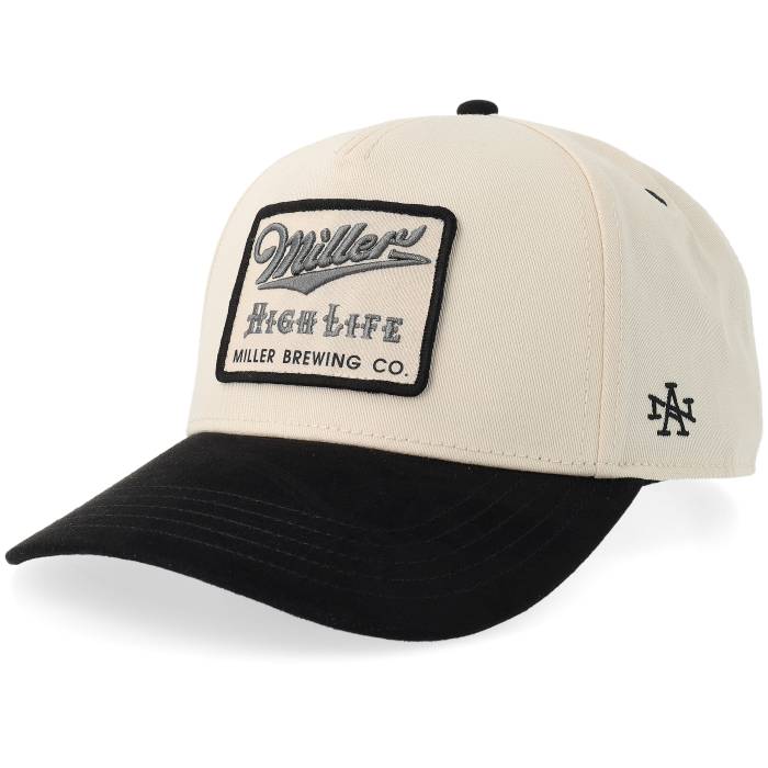 アメリカンニードル American Needle 【 Miller High Life Wrangler Ivory/Black A-Frame Adjustable Men Beige 】 ハイ メンズ ベージュ