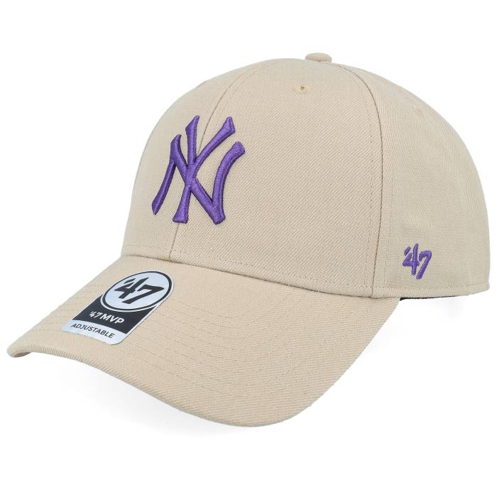 フォーティーセブンブランド 47 Brand 【 New York Yankees Mlb Mvp Cap Khaki Adjustable Men Beige 】 ヤンキース キャップ 帽子 カーキ メンズ ベージュ|スニケス