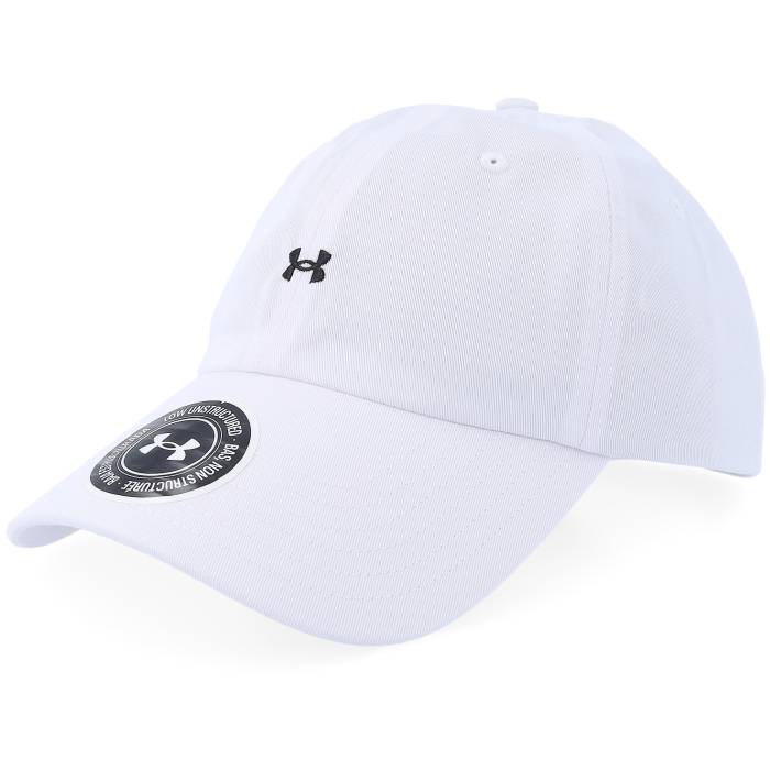【★百貨店SALE★6/11夜夜中2時迄】アンダーアーマー Under Armour 【 Womens Essential Low Adjustable White Dad Cap Women White 】 レディース 白いこと 白いこと 旗がしら かぶり笠 レディース 白いこと 白いこと