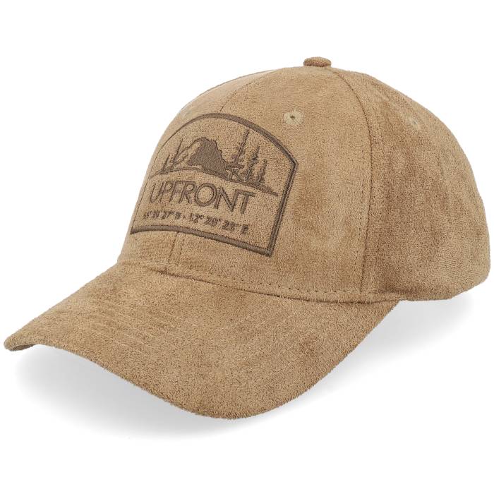 Upfront 【 Nate Hard Classic Baseball Cap Brown Adjustable Men Beige 】 クラシック ベースボール キャップ 帽子 茶色 ブラウン メンズ ベージュ