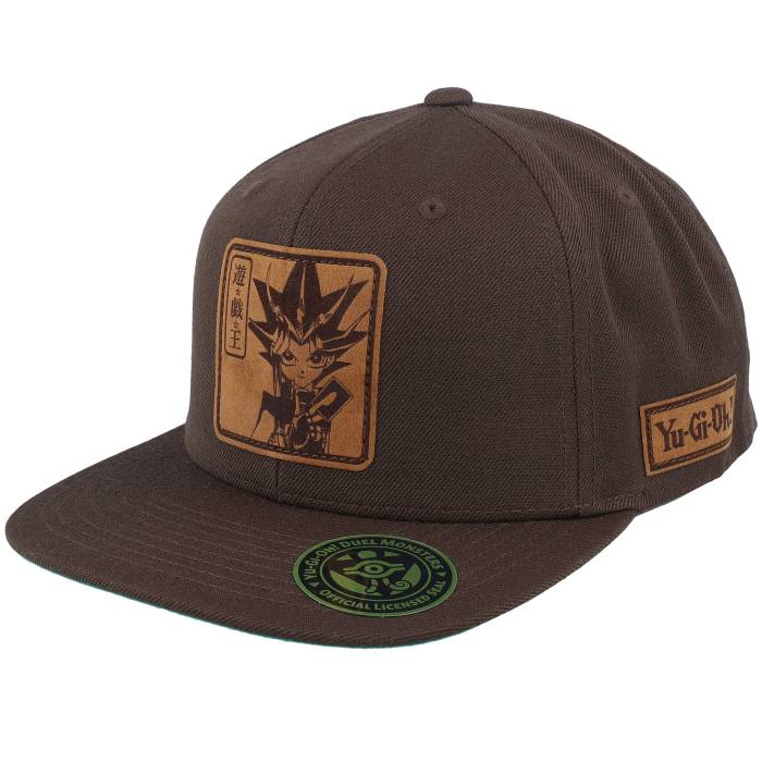 Yu-Gi-Oh! 【 Yami Yugi Engraved Brown Snapback - Yu-Gi-Oh Men Brown 】 茶色 ブラウン Snapback スナップバック バッグ メンズ 茶色 ブラウン|スニケス