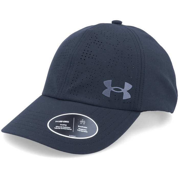 【★百貨店SALE★6/11夜夜中2時迄】アンダーアーマー Under Armour 【 Iso-Chill Breathe Black Dad Cap Women Black 】 黒いこと 黒いこと 旗がしら かぶり笠 レディース 黒いこと 黒いこと