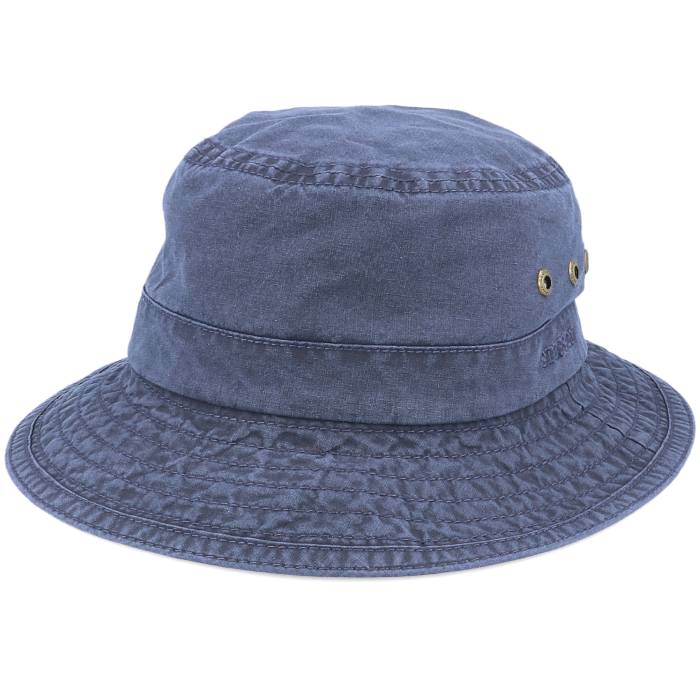 ステットソン Stetson 【 Delave Organic Cotton Navy Bucket Men Blue 】 紺色 米国海軍 メンズ 青み 青色
