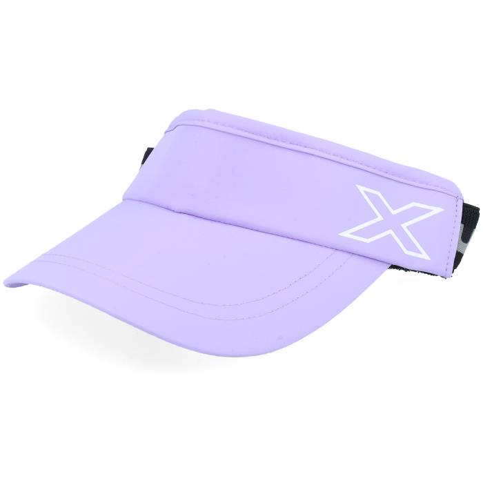 ツータイムズユー 2Xu 【 Performance Grape Fizz/White Visor Men Purple 】 パフォーマンス メンズ Purple 紫・パープル｜スニケス