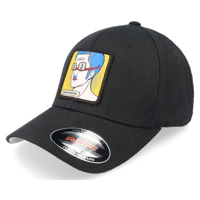 4Real 【 Dumb And Broke Patch Black Flexfit Men Black 】 ダム 黒色 ブラック メンズ 黒色 ブラック|スニケス