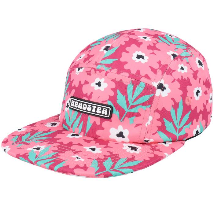 Headster 【 Kids Dizzy Garden Fuchsia 5-Panel Kids Pink 】 ジュニア キッズ pink ピンク