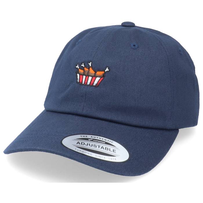 Abducted 【 Chicken Wings Navy Dad Cap Men Blue 】 紺色 ネイビー キャップ 帽子 メンズ 青色 ブルー|スニケス