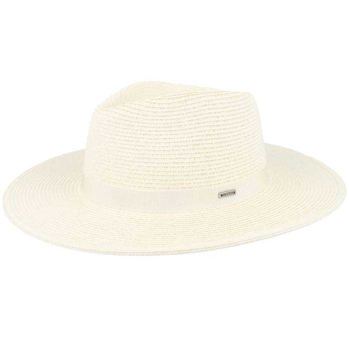ブリクストン Brixton 【 Carolina Packable Travel Bone/Bone Straw Hat Men White 】 カロライナ メンズ 白色 ホワイト|スニケス
