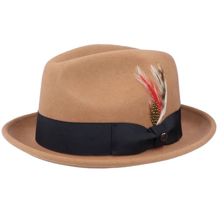 Jaxon & James 【 Crushable Blues Pecan Trilby Men Brown 】 ブルース メンズ 茶色 ブラウン