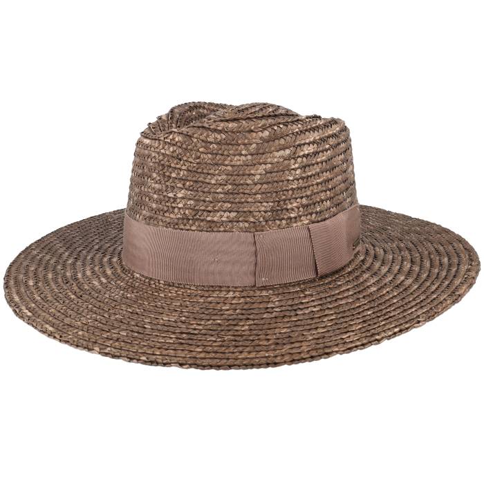 【★百貨店SALE★6/11十二時2時迄】ブリクス英トン Brixton 【 Joanna Hat Desert Palm Straw Hat Men Brown 】 メンズ 赤銅色 赤銅色