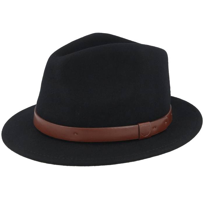ブリクストン Brixton 【 Kids Baby Messer Black Fedora Kids Black 】 黒色 ブラック ジュニア キッズ 黒色 ブラック|スニケス