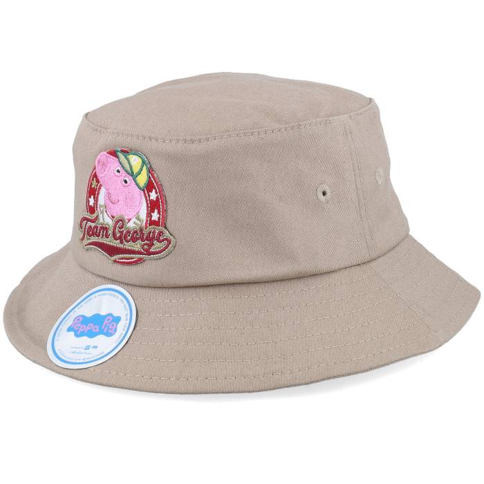 Peppa Pig 【 Kids Team George Patch Khaki Bucket Kids Beige 】 Team チーム カーキ ジュニア キッズ ベージュ｜スニケス