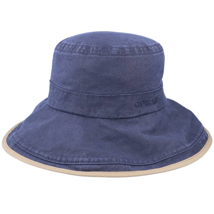 ステットソン Stetson 【 Ladies Delave Navy Bucket Men Blue 】 紺色 ネイビー メンズ 青色 ブルー|スニケス