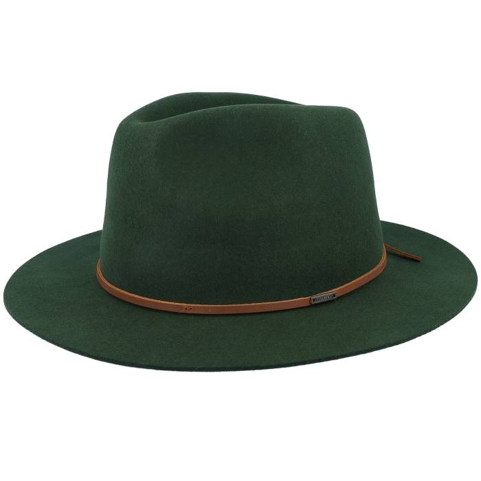 ブリクストン Brixton 【 Wesley Moss Fedora Men Green 】 メンズ green 緑・グリーン
