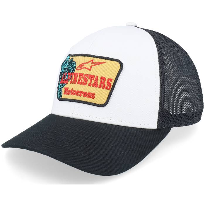 アルパインスター Alpinestars 【 Hrdwre Hat White/Black Trucker Men White / Black 】 トラッカー メンズ 白色 ホワイト 黒色 ブラック｜スニケス