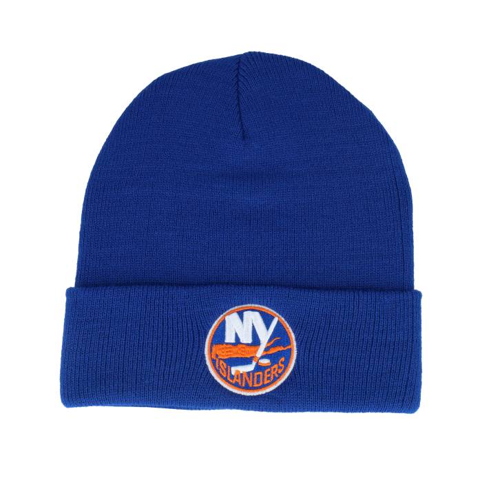 アメリカンニードル American Needle 【 New York Islanders Terrain Knit Solid Royal Cuff Men Blue 】 アイランダース ニット ソリッド メンズ 青色 ブルー｜スニケス 18,177円