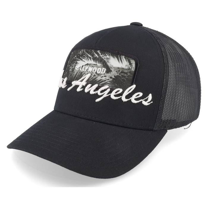 Bacpakr 【 Los Angeles 3D & Patch Black Trucker Men Black 】 黒色 ブラック トラッカー メンズ 黒色 ブラック 14,839円