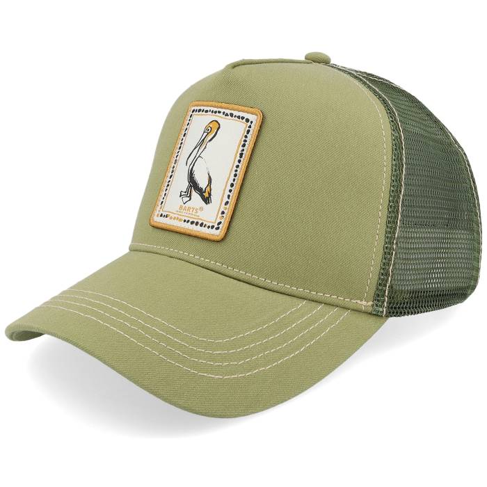 Barts 【 Kurraki Cap Khaki A-Frame Trucker Men Green 】 キャップ 帽子 カーキ トラッカー メンズ green 緑・グリーン｜スニケス