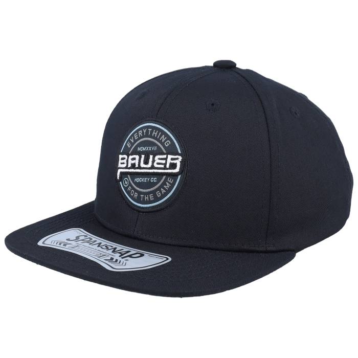 Bauer 【 Kids Twill Hat Black Snapback Kids Black 】 黒色 ブラック Snapback スナップバック バッグ ジュニア キッズ 黒色 ブラック