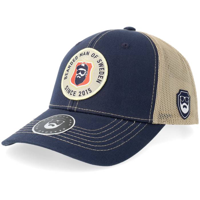 Bearded Man 【 Bm Of Sweden Navy/Khaki Trucker Men Blue 】 トラッカー メンズ 青色 ブルー|スニケス
