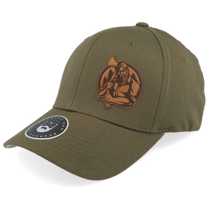 Bearded Man 【 Lumber Jack Logo Wooly Combed Olive Flexfit Men Green 】 ロゴ olive オリーブ メンズ green 緑・グリーン