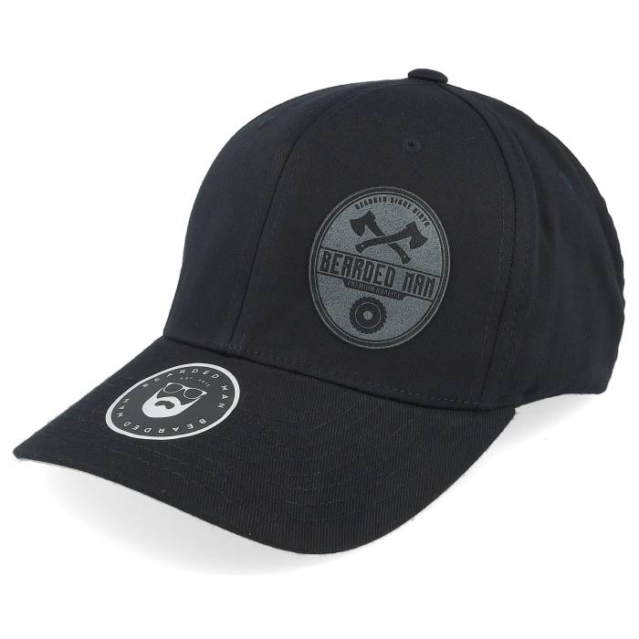Bearded Man 【 Wood Work Emblem Combed Black Flexfit Men Black 】 黒色 ブラック メンズ 黒色 ブラック